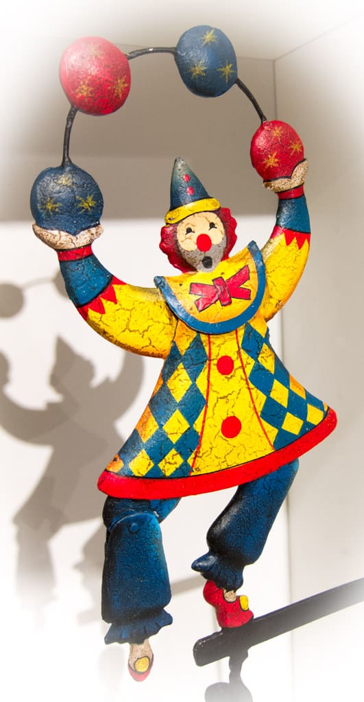 clown at precipice